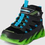 Reduzierte Schwarze Skechers High Top Sneaker & Sneaker Boots aus Textil für Kinder Größe 31 