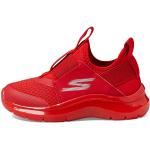 Reduzierte Rote Skechers Slip-on Sneaker ohne Verschluss aus Textil für Kinder Größe 37 