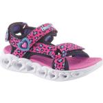Skechers Kids »Blinkschuh Heart Lights Sandals« Sandale mit cooler Blinkfunktion, rosa