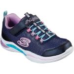 Blaue Casual Skechers Kids LED Schuhe & Blink Schuhe mit Schnürsenkel in Normalweite aus Mesh für Kinder 