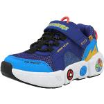 Skechers Kids Boy's Gametronix Sneaker, Royal/Multi, 12.5 Little Kid