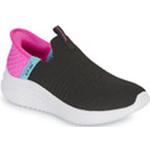 Schwarze Skechers Ultra Flex Slip-on Sneaker ohne Verschluss maschinenwaschbar für Kinder Größe 35 