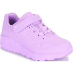 Violette Skechers Uno Low Sneaker für Kinder Größe 28 mit Absatzhöhe 3cm bis 5cm 