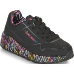 Schwarze Skechers Uno Low Sneaker für Kinder Größe 38 mit Absatzhöhe bis 3cm 