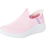 Hellrosa Skechers Slip-on Sneaker ohne Verschluss für Kinder 