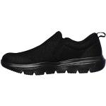 Schwarze Skechers Go Walk Evolution Ultra Slip-on Sneaker ohne Verschluss aus Textil leicht für Herren Größe 41 mit Absatzhöhe 3cm bis 5cm 
