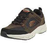 Skechers Men's OAK CANYON Sneakers, Brown (Chocolate Black Chbk), 10.5 (45.5 EU)