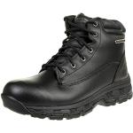 Skechers Morson SINATRO Stiefel Outdoor Schuhe Waterproof Leder Relaxed FIT BLK, Schuhgröße:45 EU