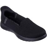 Schwarze Skechers On the Go Slip-on Sneaker ohne Verschluss in Normalweite aus Textil leicht Größe 42 