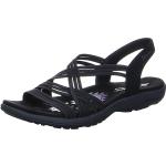 Schwarze Outdoor-Sandalen für Damen Größe 40 für den für den Sommer 