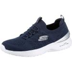 Blaue Skechers Dynamight Low Sneaker ohne Verschluss in Normalweite aus Gummi leicht für Damen Größe 41 