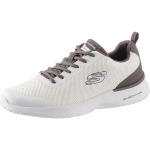 Weiße Skechers Dynamight Low Sneaker in Normalweite aus Textil für Herren Größe 46 