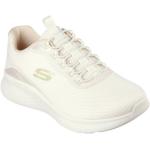 Offwhitefarbene Skechers Skech-Lite Pro Slip-on Sneaker ohne Verschluss in Normalweite aus Textil leicht Größe 41 
