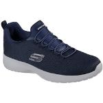 Reduzierte Marineblaue Skechers Dynamight Slip-on Sneaker ohne Verschluss aus Gummi für Herren Größe 46 für den für den Sommer 