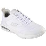 Weiße Skechers Low Sneaker aus Textil für Herren Größe 46 für den für den Sommer 