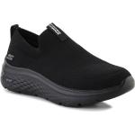 Schwarze Skechers Go Walk Hyper Burst Low Sneaker aus Textil für Herren Größe 41,5 