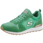 Grüne Skechers Low Sneaker aus Leder für Damen Größe 36 