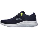 Marineblaue Skechers Slip-on Sneaker ohne Verschluss für Herren Größe 40 