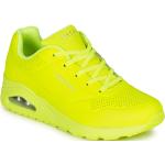Gelbe Skechers Uno Low Sneaker für Damen Größe 38,5 