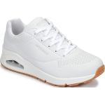Weiße Skechers Uno Low Sneaker für Damen Größe 35 
