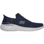 Blaue Skechers Summits Slip-on Sneaker ohne Verschluss für Herren Größe 41 