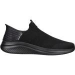 Schwarze Skechers Ultra Flex Slip-on Sneaker ohne Verschluss für Damen Größe 45 