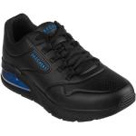 Schwarze Casual Skechers Uno 2 Low Sneaker in Normalweite aus Textil für Herren Größe 46 