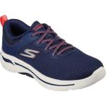 Skechers Women's Go Walk Arch Fit - Vibrant Look Navy Coral 37