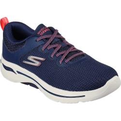 Skechers Women's Go Walk Arch Fit - Vibrant Look Navy Coral Navy Coral 37