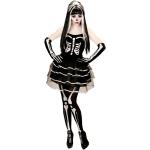 Skelett Lady Halloweenkostüm - bunt