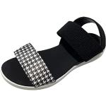 Schwarze Outdoor-Sandalen in Spezialweite orthopädisch für Damen Größe 43 