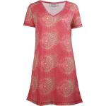 Reduzierte Korallenrote Sommerkleider aus Polyester für Damen Größe L für den für den Sommer 