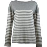 Reduzierte Graue Langärmelige Skhoop Bio Damensweatshirts aus Baumwollmischung Größe L 