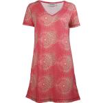 Reduzierte Korallenrote Skhoop Sommerkleider aus Polyester für Damen Größe L für den für den Sommer 