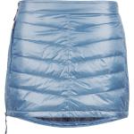 Reduzierte Sportliche Wasserdichte Daunenmäntel lang aus Denim für Damen Größe XL für den für den Winter 