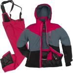 Skianzug von killtec für Damen in 44 - Skijacke Stretch Material Farbe beere grau Skihose mit Schneefang beere - Gr. 44 44 pink