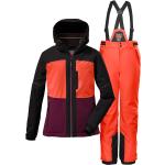 Skianzug Kinder Mädchen Gr. 152 Jacke schwarz Hose orange - 152 152 Rot