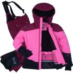 Anspkilltec Skianzug für Mädchen - Kinder Skijacke & Skihose in Beerenfarben mit Pink und Rosa, Größe 176 - 176 | himbeere 176 Pink