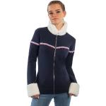 Reduzierte Blaue Elegante Wolljacken aus Wolle für Damen Größe XL für den für den Winter 