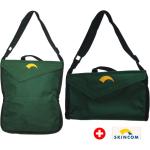 Olivgrüne Skincom Messenger Bags & Kuriertaschen mit Laptopfach 