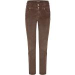 Reduzierte Schokoladenbraune Angels Jeans Skinny Skinny Jeans aus Cord für Damen Größe M Weite 42, Länge 28 für den für den Herbst 