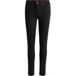 Schwarze HUGO BOSS HUGO Stretch-Jeans aus Baumwolle für Damen Größe XS Weite 29, Länge 32 