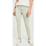 Reduzierte Khakifarbene Opus Elma Skinny Jeans aus Baumwolle für Damen Größe XS - versandkostenfrei 