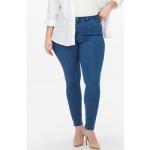 Blaue ONLY Push Up Jeans mit Reißverschluss aus Denim für Damen Größe XS Große Größen 