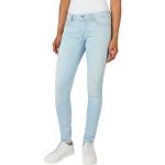 Reduzierte Hellblaue Pepe Jeans Soho Röhrenjeans aus Denim für Damen Größe XS 