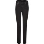 Reduzierte Schwarze Bestickte Angels Jeans Skinny Jeans mit Stickerei aus Kunstleder für Damen Größe M Weite 42, Länge 28 