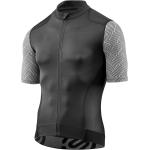 Skins Fahrrad-Shirt Cycle Elite Jersey (Front-Reißverschluss, schnelltrocknend) graphitgrau Herren