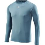 Skins Funktionsunterwäsche Langarmshirt 3-Series (perfekte feuchtigkeitstransport) blau/grau Herren