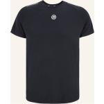 Schwarze Kurzärmelige Skins T-Shirts aus Polyester für Herren Übergrößen 