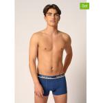Reduzierte Blaue Skiny Herrenboxershorts aus Baumwolle Größe M 3-teilig 